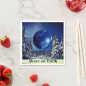 Kerstluiers, vrede op aarde servet (Insitu)