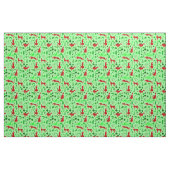 kerstluipaard cheetah monstera plant stof (Fat Quarter)