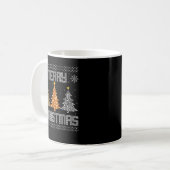 Kerstluipaard voor dames en Rode Buf Koffiemok (Voorkant links)