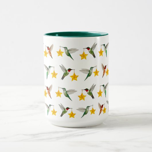 kerstluivogels mok (Midden)