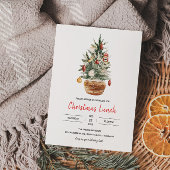 kerstlunchparty kaart