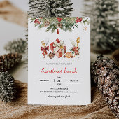 kerstlunchparty kaart