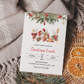 kerstlunchparty kaart