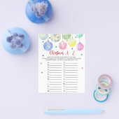 Kerstlymfekaart voor A-Z Flyer (Enkel)