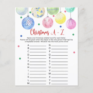 Kerstlymfekaart voor A-Z Flyer