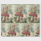 Kerstm Cadeaupapier Elf (Vlak)