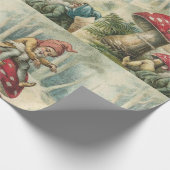 Kerstm Cadeaupapier Elf (Hoek)