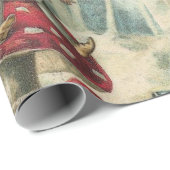 Kerstm Cadeaupapier Elf (Rol Hoek)