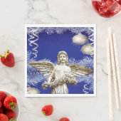 Kerstm Servetten, Kerst Engel Servet (Insitu)
