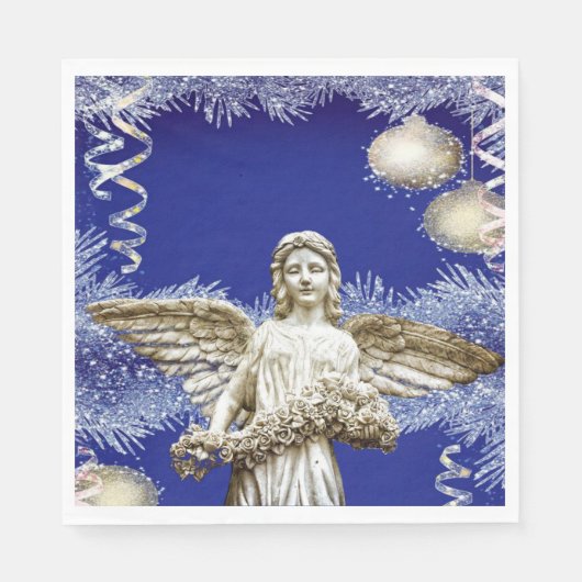 Kerstm Servetten, Kerst Engel Servet (Voorkant)