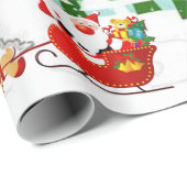 Kerstm Wrap Papier Sneeuwman (Rol Hoek)