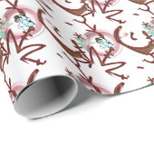 Kerstm Wrap Papier Sneeuwman (Rol Hoek)