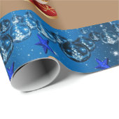 Kerstm Wrap Papier Sneeuwman (Rol Hoek)