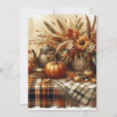 Kerstmaal Familievrienden Uitnodiging (Achterkant)