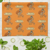 Kerstmaal Keuken Handdoek (Gevouwen)