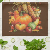 Kerstmaal Keuken Handdoek (Gevouwen)