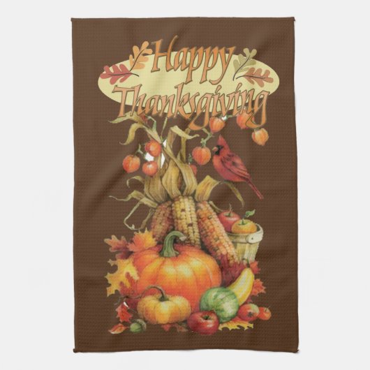Kerstmaal Keuken Handdoek (Verticaal)