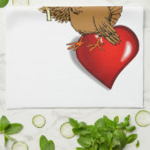 Kerstmaal Keuken Handdoek (Gevouwen)