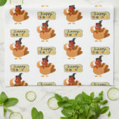 Kerstmaal Keuken Handdoek (Gevouwen)