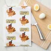 Kerstmaal Keuken Handdoek (Quarter Fold)