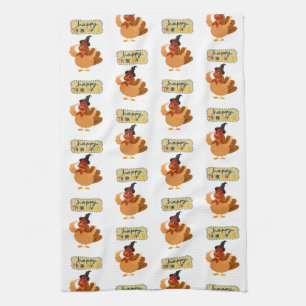 Kerstmaal Keuken Handdoek