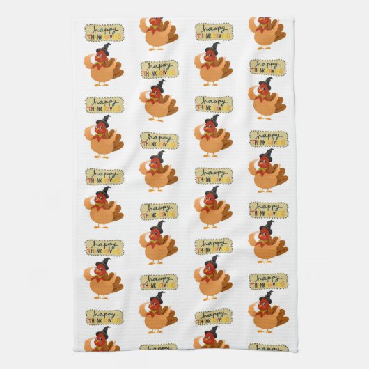 Kerstmaal Keuken Handdoek (Verticaal)