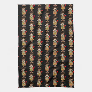 Kerstmaal Keuken Handdoek