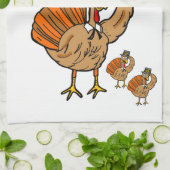Kerstmaal Keuken Handdoek (Gevouwen)
