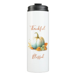 Kerstmaal Pompoen Waterfles | Herfst Design Thermosbeker