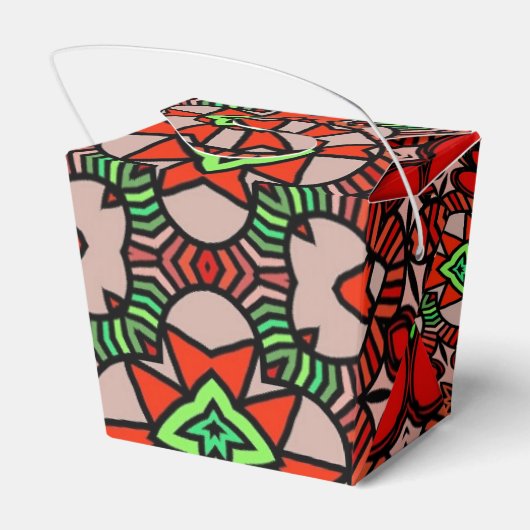 Kerstmaaltijd Bedankdoosjes (Achterkant)