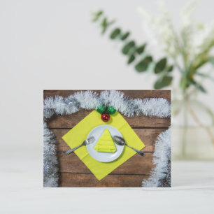 Kerstmaaltijd Briefkaart
