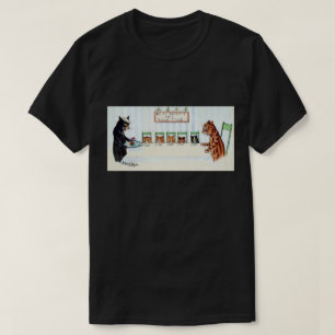 Kerstmaaltijd, Louis Wain T-shirt