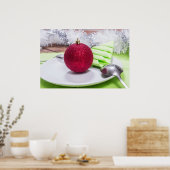 Kerstmaaltijd Poster (Keuken)