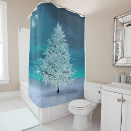 Kerstmaan Douchegordijn