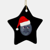 kerstmaan Emoji Ornaments Keramisch Ornament (Rechts)