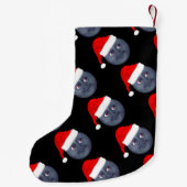 kerstmaan Emoji Xmas - Stockings Kleine Kerstsok (Achterkant)