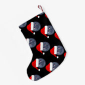 kerstmaan Emoji Xmas - Stockings Kleine Kerstsok (Achterkant (Hangend))