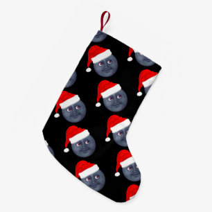 kerstmaan Emoji Xmas - Stockings Kleine Kerstsok
