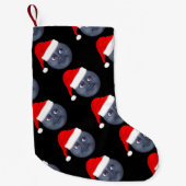kerstmaan Emoji Xmas - Stockings Kleine Kerstsok (Voorkant)