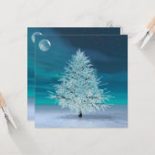 Kerstmaan Kaart (Voorkant / Achterkant in situ)