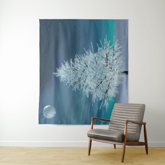 Kerstmaan Wandkleed (In situ)