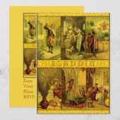  kerstmaand Aladdin Kaart (Voorkant / Achterkant)