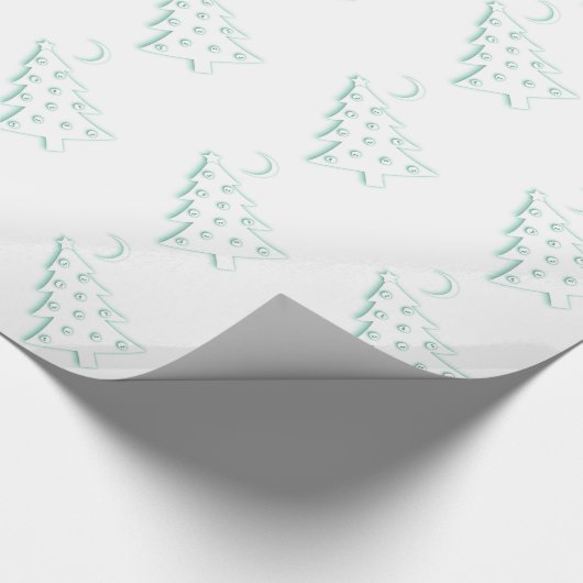 kerstmacabere boom cadeaupapier (Hoek)