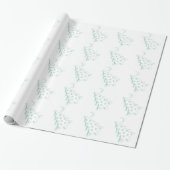 kerstmacabere boom cadeaupapier (Uitgerold)