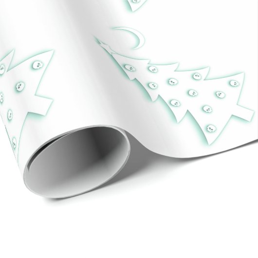 kerstmacabere boom cadeaupapier (Rol Hoek)