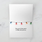 Kerstmacro's met muziek feestdagen kaart (Binnen)