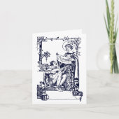 Kerstmadrigaar Feestdagen Kaart (Voorkant)