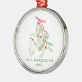 kerstmaffiemietluiers metalen ornament (Links)