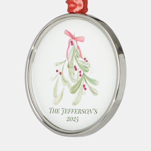 kerstmaffiemietluiers metalen ornament (Links)