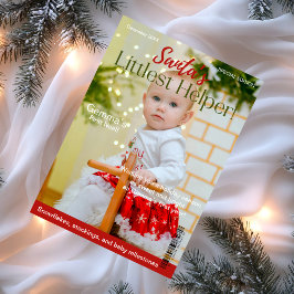 Kerstmagazine Omslag Eerste Kerst Mijlpaal Feestdagenkaart